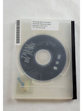 Trial By Jury DVD Movie Widescreen - Clear Rental Case